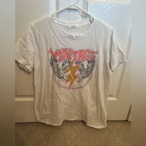 Source Unknown White Vintage Graphic Tee
